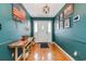 Bright entryway with wood floors and stylish console table at 1530 Deer Park Ln., Surfside Beach, SC 29575