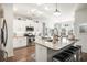 Modern kitchen featuring stainless steel appliances and granite countertops at 1810 N Cove Ct., North Myrtle Beach, SC 29582