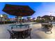 Evening view of the resort pool area at 1819 North Ocean Blvd. # 8015, North Myrtle Beach, SC 29582