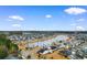 Aerial view of the house and surrounding area at 1901-B High St., Myrtle Beach, SC 29577