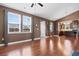 Spacious living room with hardwood floors and lots of natural light at 1901-B High St., Myrtle Beach, SC 29577