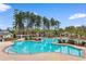 Large community pool with plenty of space for swimming and relaxing at 1901-B High St., Myrtle Beach, SC 29577