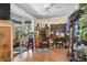 Bright dining area with wood floors and built-in hutch at 2102 Calabash Circle, Little River, SC 29566