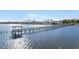 Long pier extending into the water with gazebo at 3009 South Bay St., Georgetown, SC 29440