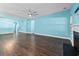 Bright living room with hardwood floors and fireplace at 3047 Honey Clover Ct., Longs, SC 29568