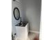 Image shows a small bathroom with a sink and cabinet at 3586 Cluster Ln., Myrtle Beach, SC 29579