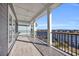 Spacious balcony overlooking waterfront with scenic views at 369 Saint Julian Ln., Myrtle Beach, SC 29579