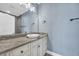 Modern bathroom with a vessel sink and updated vanity at 369 Saint Julian Ln., Myrtle Beach, SC 29579