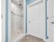 Large walk-in shower with marble tile and a rain shower head at 369 Saint Julian Ln., Myrtle Beach, SC 29579