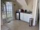 Kitchenette with modern appliances and counter space, with sliding glass doors at 41 Federation Loop, Pawleys Island, SC 29585