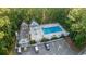 Aerial view of community pool and surrounding area at 4413 East Port Blvd. # F-6, Little River, SC 29566