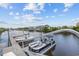 Boats docked at a community's private pier at 4524 N Plantation Dr. # D9, Little River, SC 29566