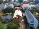 Aerial view of a new home construction near the beach at 4617 Woodland St., North Myrtle Beach, SC 29582