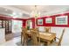 Elegant dining room featuring a chandelier and hardwood floors at 4705 Harness Ln., Murrells Inlet, SC 29576