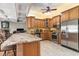 Modern kitchen boasting stainless steel appliances and granite countertops at 4705 Harness Ln., Murrells Inlet, SC 29576