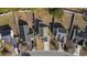 This overhead view displays the property with its driveway, and surrounding yards and neighborhood streets at 4821 Southgate Pkwy., Myrtle Beach, SC 29579