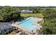 This community pool is well-maintained with plenty of seating available, and is a perfect place to relax at 4821 Southgate Pkwy., Myrtle Beach, SC 29579