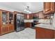 Kitchen with stainless steel appliances and granite countertops at 4821 Southgate Pkwy., Myrtle Beach, SC 29579