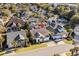 Aerial view showcasing home's location in a residential neighborhood at 4918 Old Appleton Way, North Myrtle Beach, SC 29582