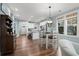 Bright kitchen with stainless steel appliances and an island at 4918 Old Appleton Way, North Myrtle Beach, SC 29582