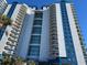 High-rise building with blue and white color scheme at 504 N Ocean Blvd. # 1003, Myrtle Beach, SC 29577