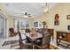 Charming dining room with a table for six and access to a sunroom at 541 Sand Ridge Rd., Conway, SC 29526