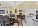 Modern kitchen with granite countertops and white cabinets at 541 Sand Ridge Rd., Conway, SC 29526