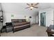 Bedroom with daybed and access to another room at 5522 Elba Way # 5522, Myrtle Beach, SC 29579