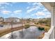 Scenic view of a pond with a fountain from a balcony at 5751 Oyster Catcher Dr. # 931, North Myrtle Beach, SC 29582