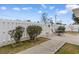 Private backyard patio with a walkway and landscaping at 676 Pelican Ave. # 676, Myrtle Beach, SC 29577