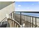 Relaxing balcony with two chairs overlooking the beach and ocean at 6804 N Ocean Blvd. # 1117, Myrtle Beach, SC 29572