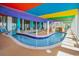 Fun indoor pool area with a covered walkway at 6804 N Ocean Blvd. # 1637, Myrtle Beach, SC 29572