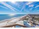 Panoramic ocean view with beach and coastline visible at 6804 N Ocean Blvd. # 1637, Myrtle Beach, SC 29572