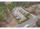 Aerial view of community boat storage lot, providing residents with secure parking for boats, RVs and other vehicles at 7053 Byrnes Ln., Myrtle Beach, SC 29588