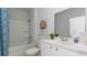 Clean bathroom with a tub shower and white vanity at 809 Green Garden Way, Myrtle Beach, SC 29579