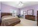 Bedroom with neutral decor and built-in desk at 9237 Bellasara Circle, Myrtle Beach, SC 29579