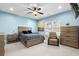 Bright bedroom with comfortable bed and plenty of closet space at 9237 Bellasara Circle, Myrtle Beach, SC 29579