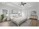 Spacious bedroom with large windows and hardwood floors at 946 Crystal Water Way, Myrtle Beach, SC 29579