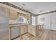 Eat-in kitchen with granite countertops and island at 116 Cobblestone Dr., Pawleys Island, SC 29585