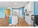 Modern kitchen with white cabinets and granite countertops at 124 Marley Blue Dr., Little River, SC 29566