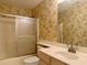 Clean bathroom with shower/tub combo and vanity at 201 Melody Gardens Dr., Surfside Beach, SC 29575