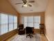 Bright office with large window, comfortable chair, and desk at 201 Melody Gardens Dr., Surfside Beach, SC 29575