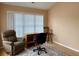 Sunlit office featuring a recliner, desk, and chair at 201 Melody Gardens Dr., Surfside Beach, SC 29575