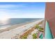 Aerial view of the beach and ocean at 2207 S Ocean Blvd. # 1119, Myrtle Beach, SC 29577