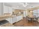 Open concept kitchen with granite counters and breakfast nook at 244 Mckendree Ln., Myrtle Beach, SC 29579