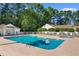 Community pool with hot tub and surrounding landscape at 244 Mckendree Ln., Myrtle Beach, SC 29579