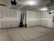 Spacious unfinished garage with concrete floors at 25 Northbrook Dr, Murrells Inlet, SC 29576