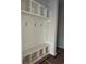 Built-in bench with cubbies and hooks, perfect for storage and organization at 25 Northbrook Dr, Murrells Inlet, SC 29576