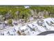 Aerial view of a house in a snow-covered neighborhood at 274 Columbus St., Conway, SC 29526