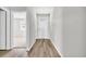 Light and airy entry hall featuring wood-look floors at 275 Columbus St., Conway, SC 29526